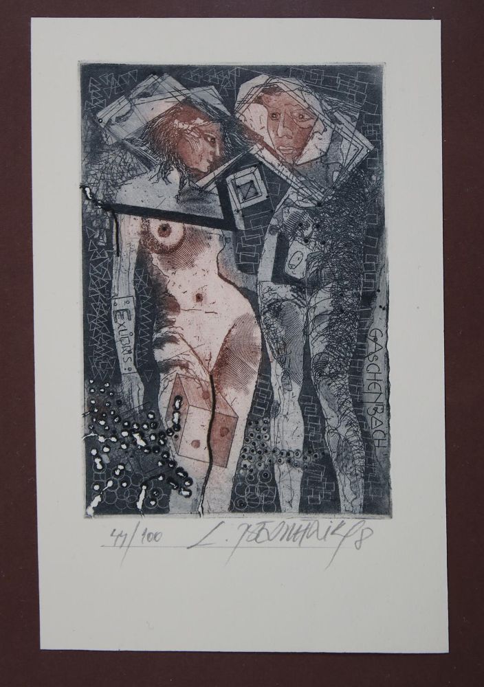 Große Abbildung Nr.73: 145-3954 Konvolut: (Künstlergraphik, Exlibris)