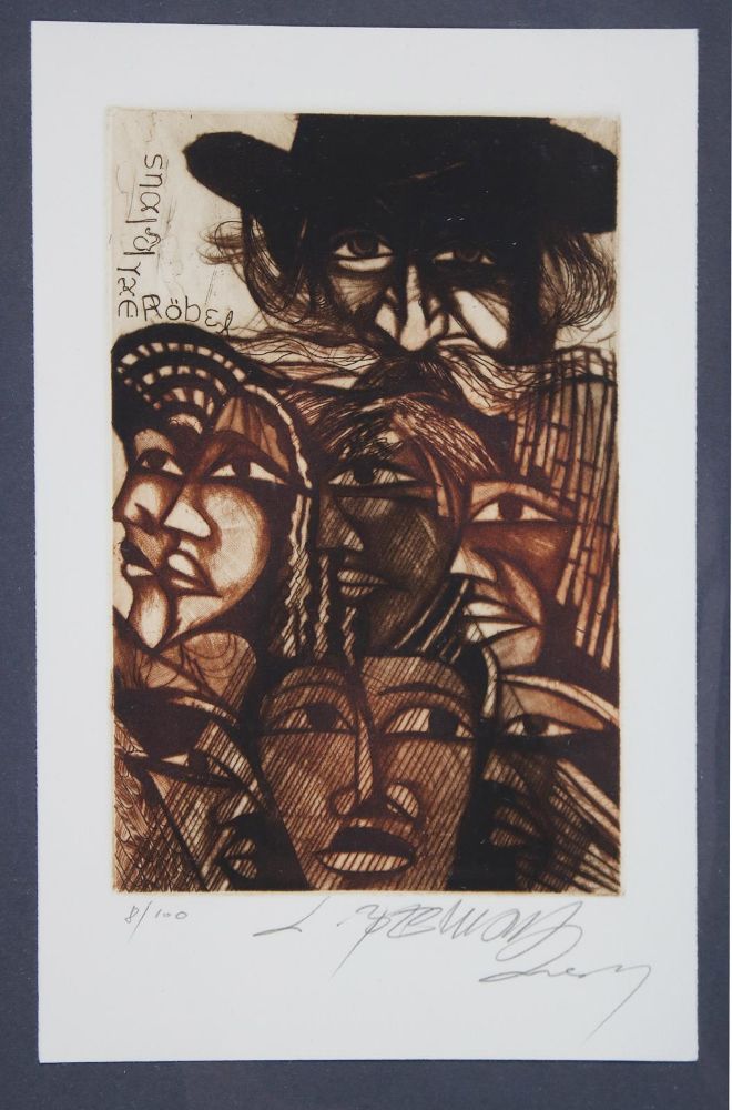 Große Abbildung Nr.74: 145-3954 Konvolut: (Künstlergraphik, Exlibris)