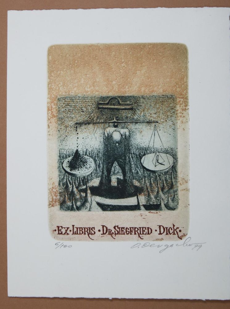 Große Abbildung Nr.85: 145-3954 Konvolut: (Künstlergraphik, Exlibris)
