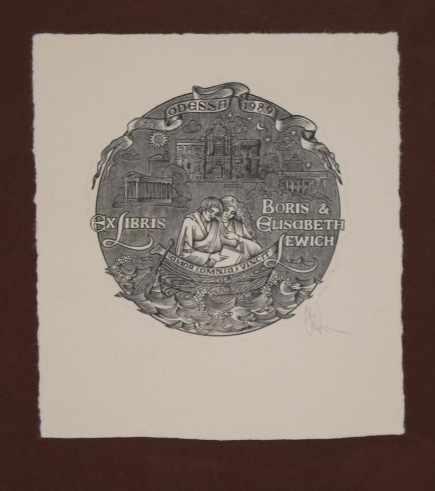 Große Abbildung Nr.97: 145-3954 Konvolut: (Künstlergraphik, Exlibris)