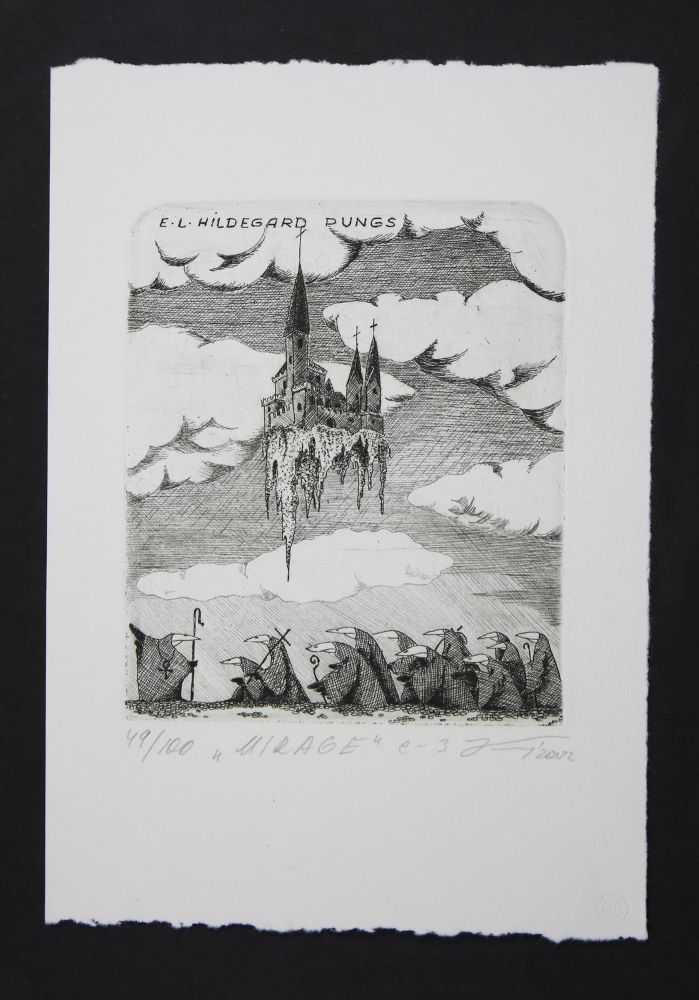 Große Abbildung Nr.98: 145-3954 Konvolut: (Künstlergraphik, Exlibris)