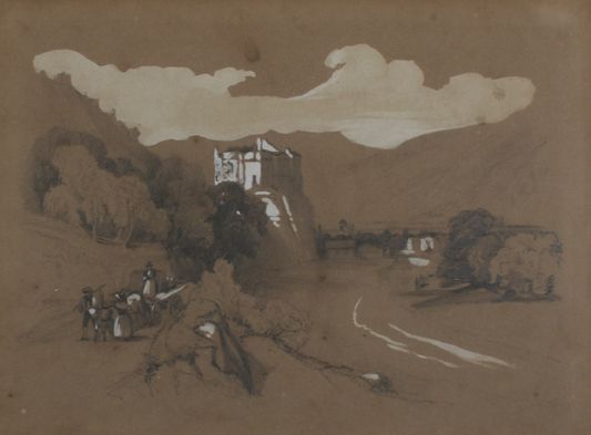 Große Abbildung Nr.1: 145-3983 Flusslauf: (Künstlergraphik)