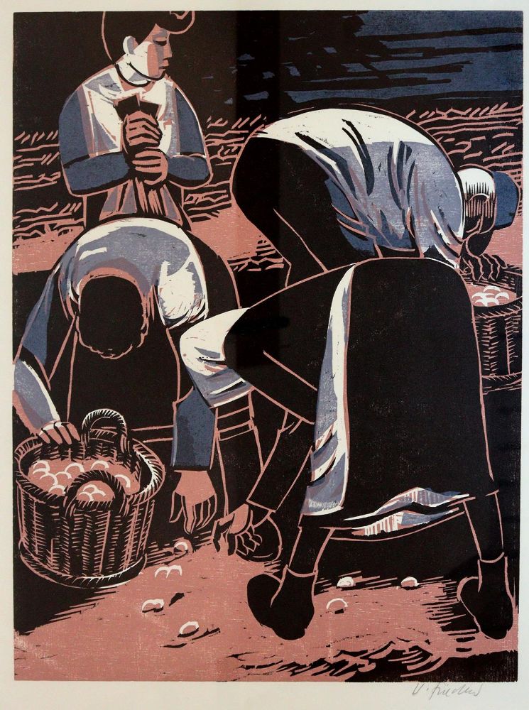 Große Abbildung Nr.1: 145-3995 Friedrich, Heinz: (Künstlergraphik)