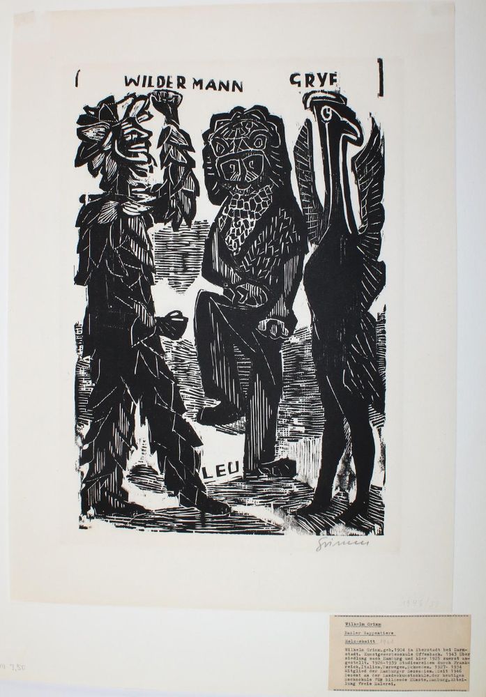 Große Abbildung Nr.2: 145-4055 Grimm, Wilhelm: (Künstlergraphik)