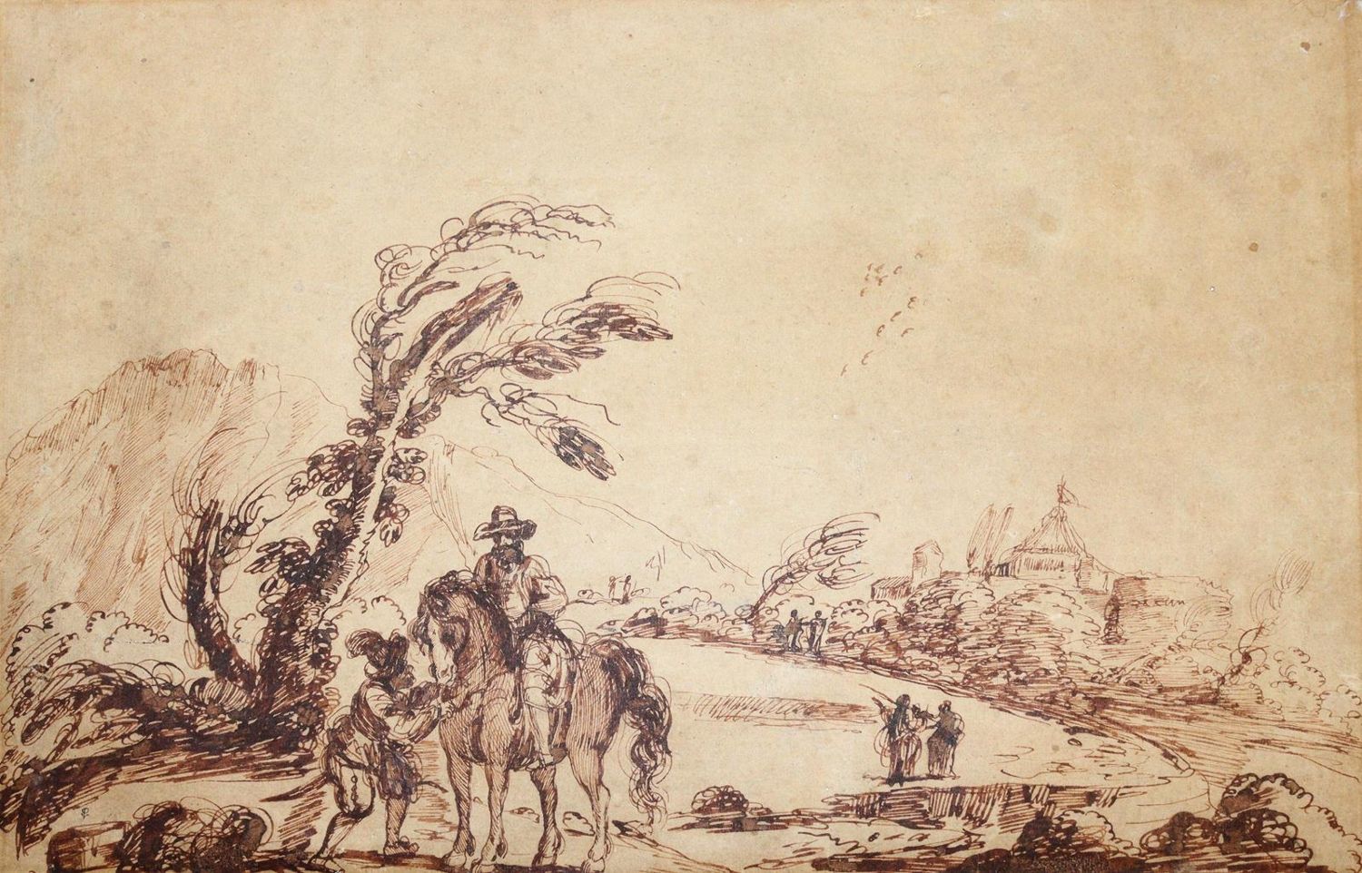Große Abbildung Nr.1: 145-4064 Guercino: (Künstlergraphik)