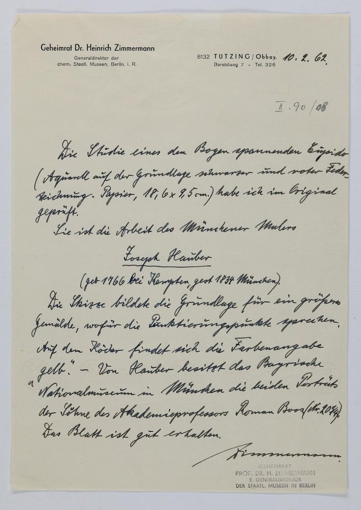 Große Abbildung Nr.2: 145-4080 Hauber, Joseph: (Künstlergraphik)