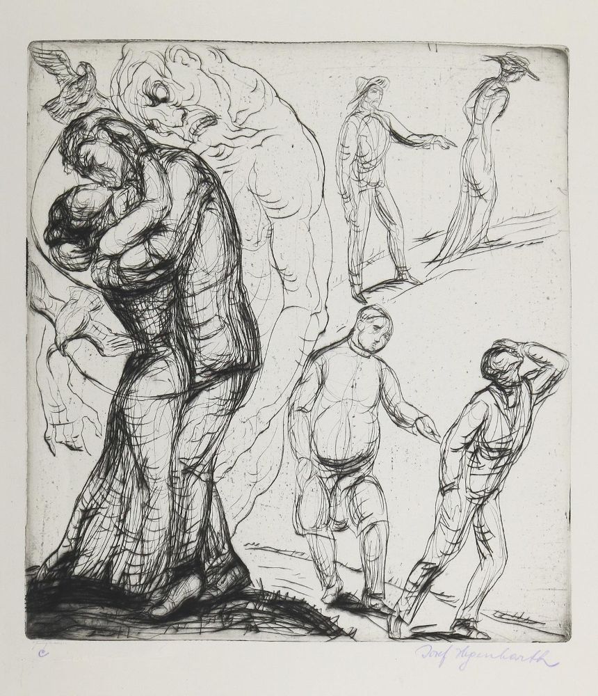 Große Abbildung Nr.2: 145-4083 Hegenbarth, Josef: (Künstlergraphik)