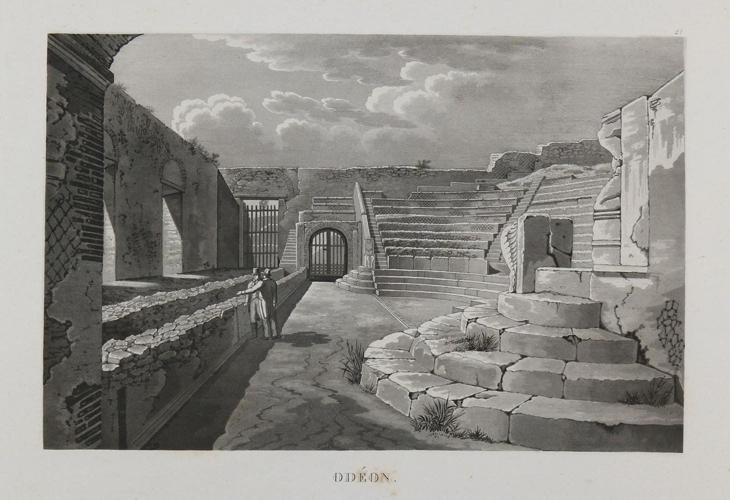 Große Abbildung Nr.2: 145-4165 Huber, Jakob Wilhelm: (Künstlergraphik)