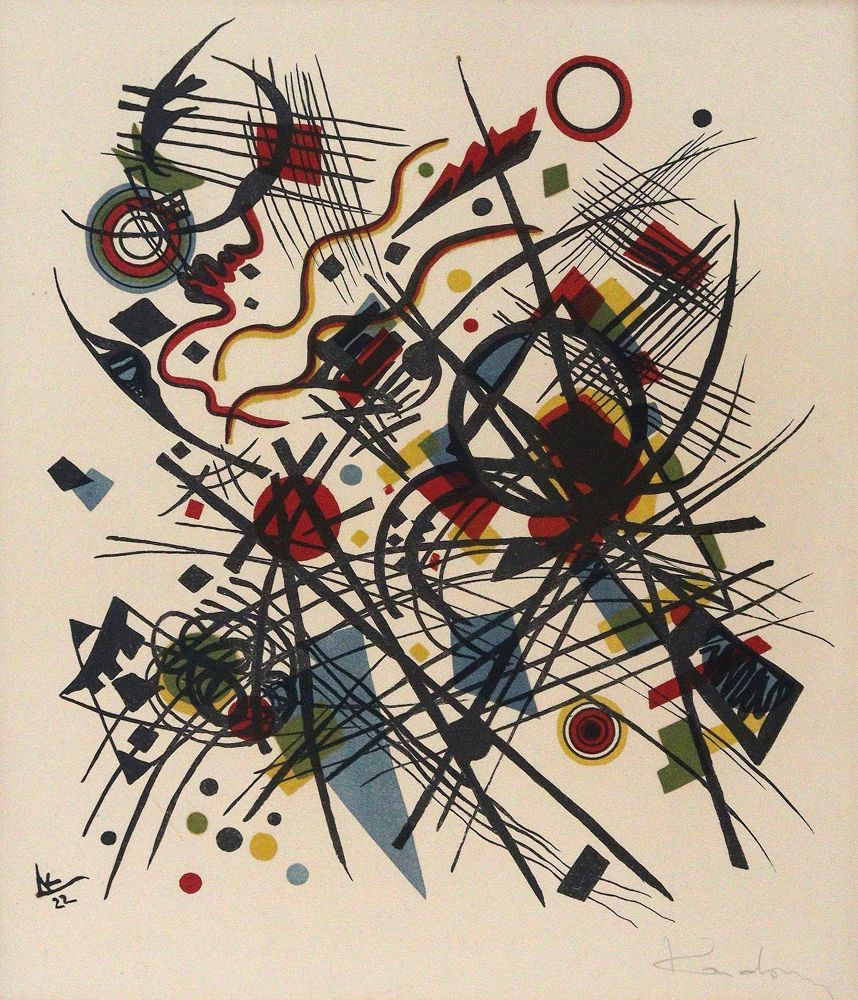 Große Abbildung Nr.1: 145-4219 Kandinsky, Wassily: (Künstlergraphik)