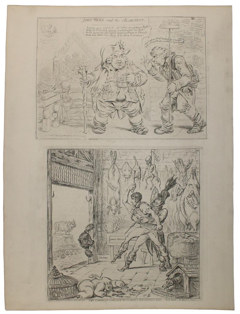 Große Abbildung Nr.2: 145-4226 Gillray, James: (Künstlergraphik, Karikatur, Französische Revolution)