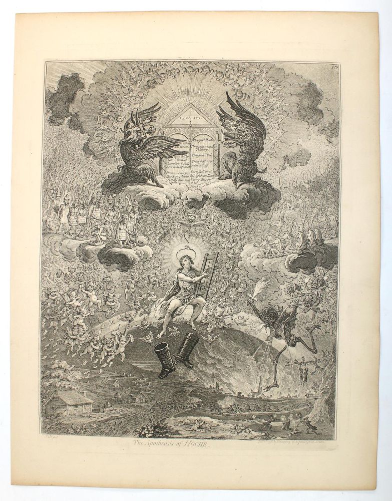 Große Abbildung Nr.7: 145-4226 Gillray, James: (Künstlergraphik, Karikatur, Französische Revolution)