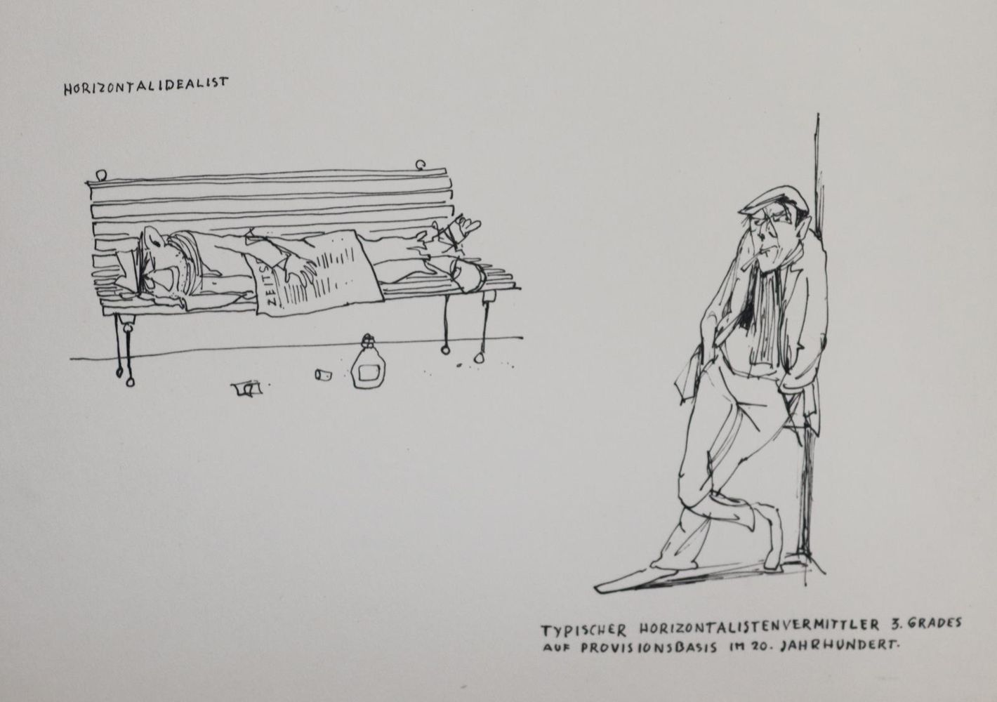 Große Abbildung Nr.2: 145-4228 Halbritter, Kurt: (Künstlergraphik, Karikatur)