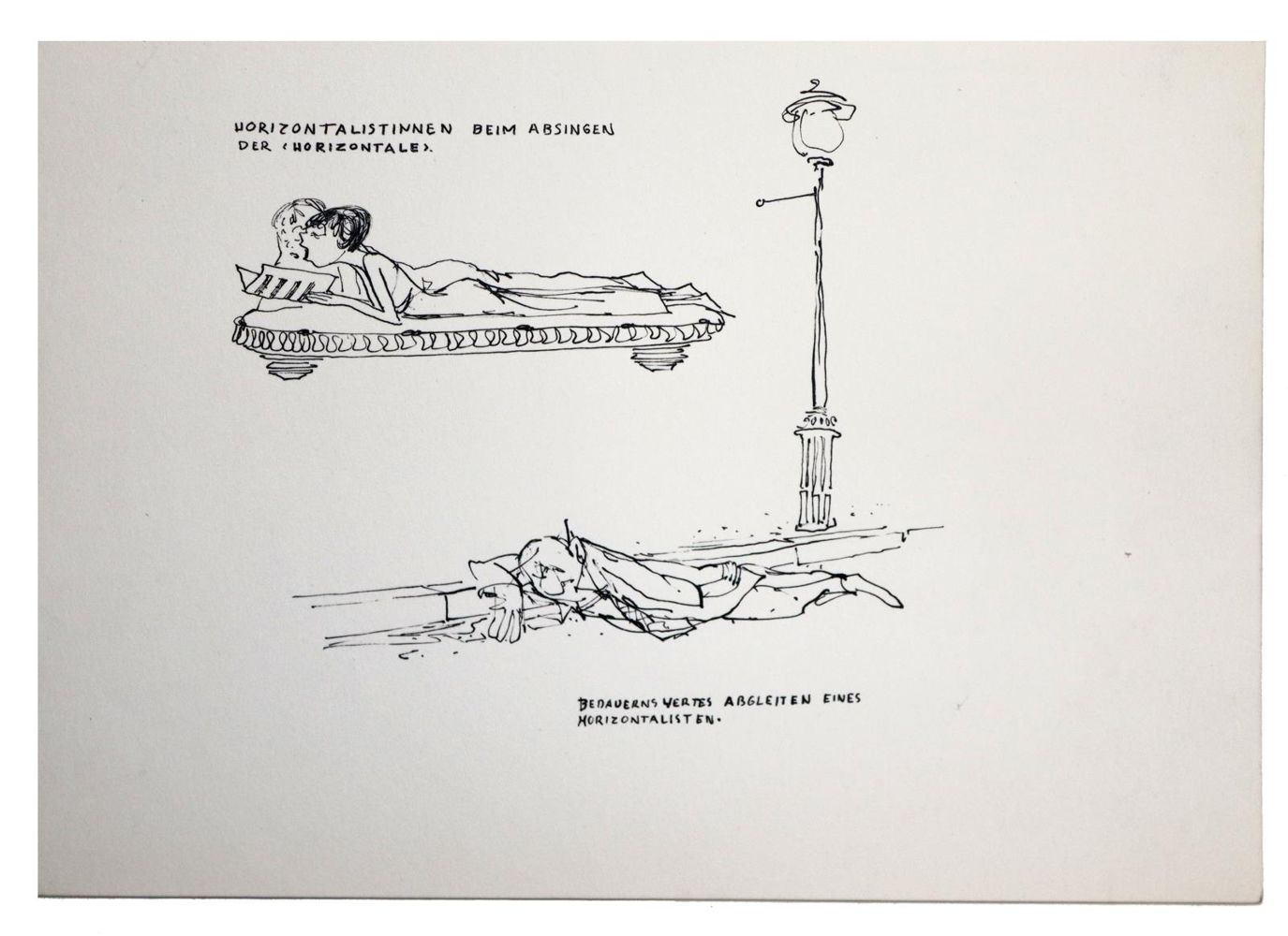Große Abbildung Nr.3: 145-4228 Halbritter, Kurt: (Künstlergraphik, Karikatur)