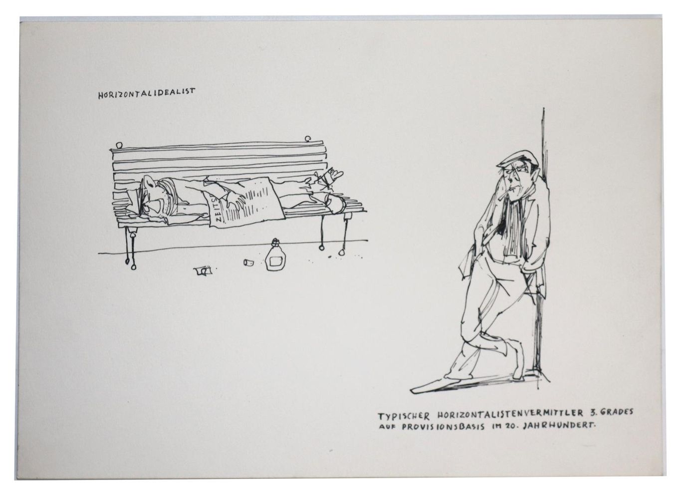 Große Abbildung Nr.4: 145-4228 Halbritter, Kurt: (Künstlergraphik, Karikatur)