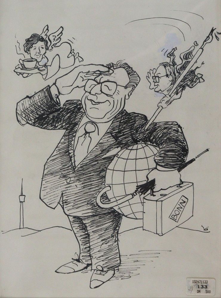 Große Abbildung Nr.2: 145-4231 Politik.: (Künstlergraphik, Karikatur)