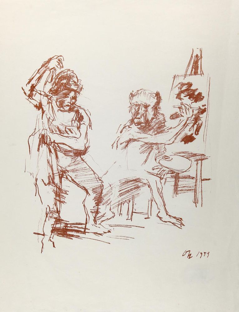 Große Abbildung Nr.1: 145-4271 Kokoschka, Oskar: (Künstlergraphik)