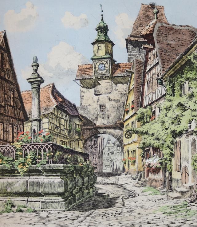 Große Abbildung Nr.1: 145-4312 Konvolut: (Künstlergraphik)