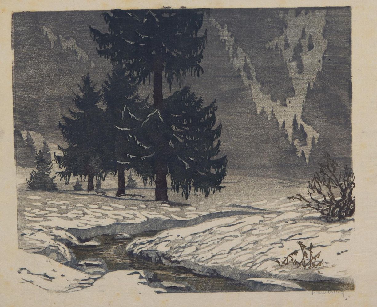 Große Abbildung Nr.1: 145-4381 Leschhorn, Paul: (Künstlergraphik)
