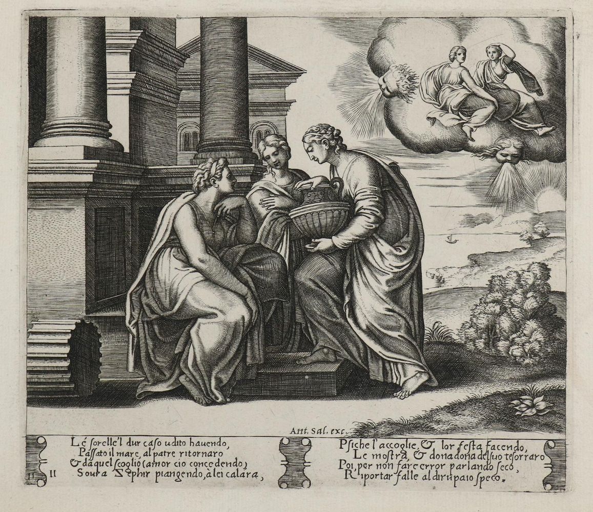 Große Abbildung Nr.1: 145-4444 Meister B mit dem Würfel.: (Künstlergraphik)
