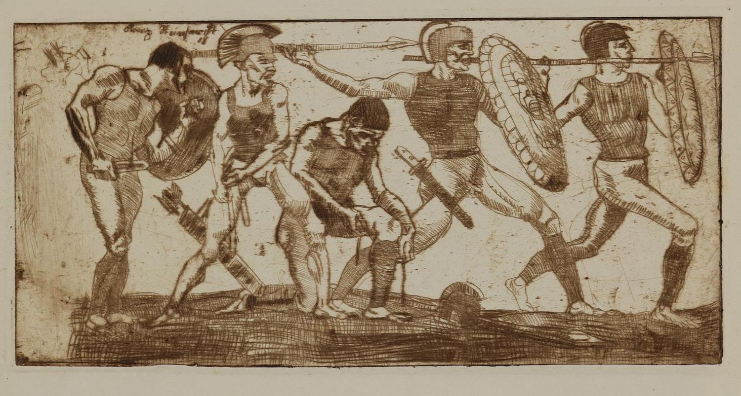 Große Abbildung Nr.7: 145-4472 Moderne Künstlergraphik.: (Künstlergraphik)