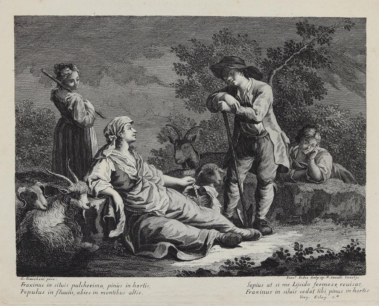 Große Abbildung Nr.2: 145-4546 Pedro, Francesco del: (Künstlergraphik)