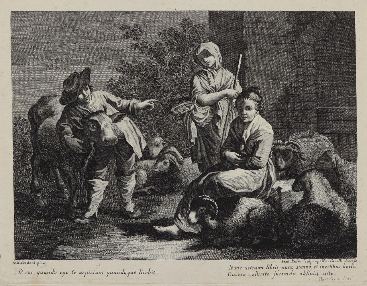 Große Abbildung Nr.3: 145-4546 Pedro, Francesco del: (Künstlergraphik)