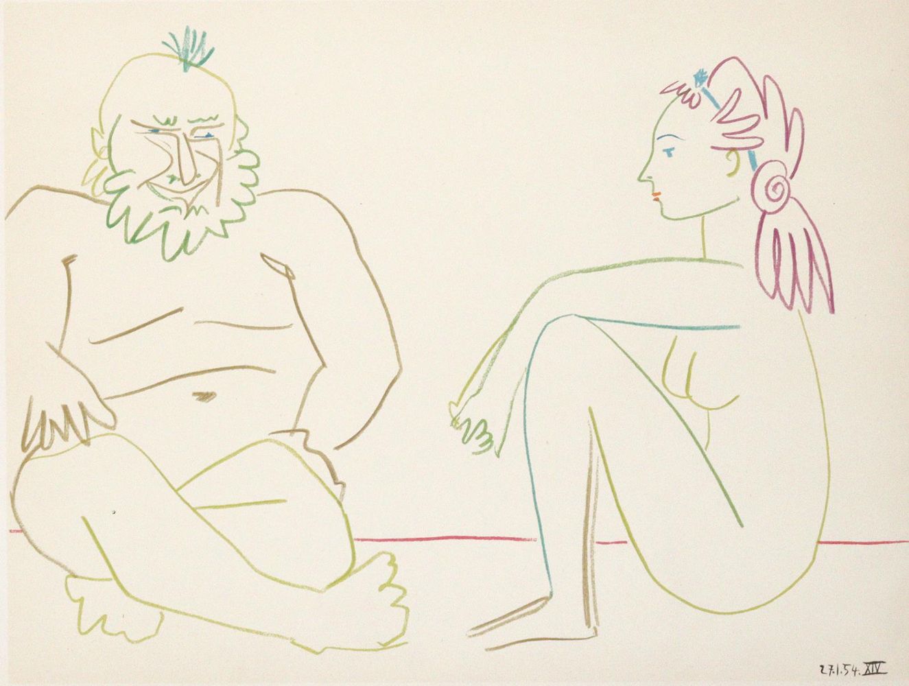 Große Abbildung Nr.4: 145-4568 Picasso, Pablo: (Künstlergraphik)