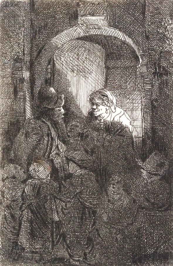 Große Abbildung Nr.1: 145-4623 Rembrandt, Hamensz van Rijn: (Künstlergraphik)