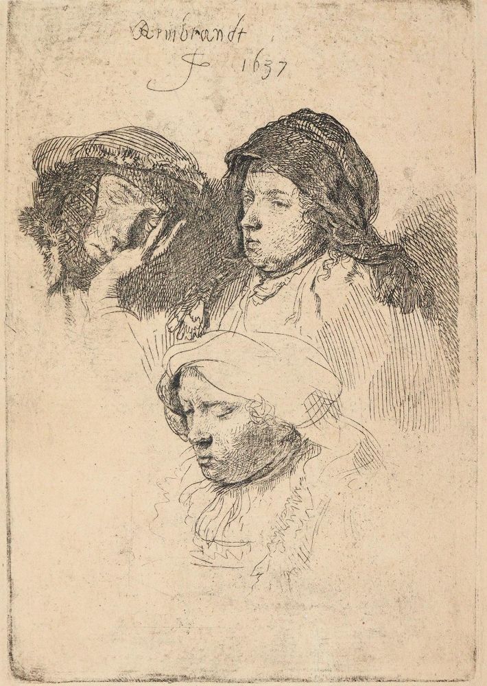 Große Abbildung Nr.1: 145-4629 Rembrandt, Harmensz van Rijn: (Künstlergraphik)