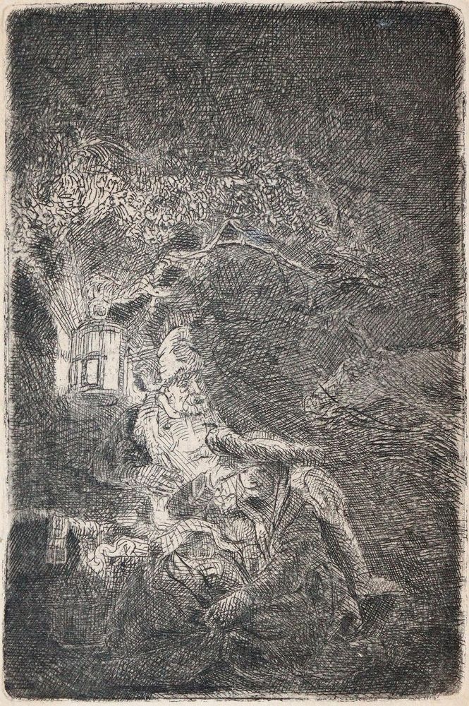 Große Abbildung Nr.1: 145-4636 Rembrandt, Harmensz van Rijn: (Künstlergraphik)