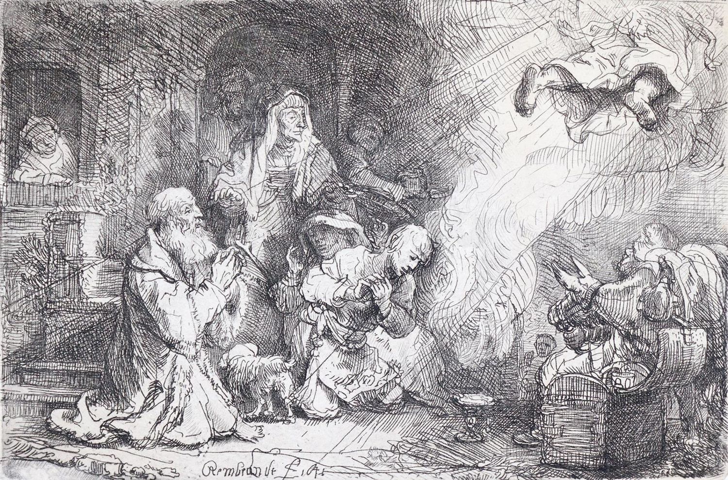 Große Abbildung Nr.1: 145-4638 Rembrandt, Harmensz van Rijn: (Künstlergraphik)