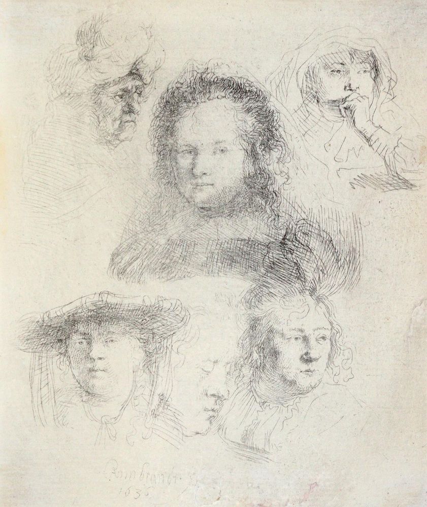 Große Abbildung Nr.1: 145-4653 Rembrandt, Harmensz van Rijn: (Künstlergraphik)