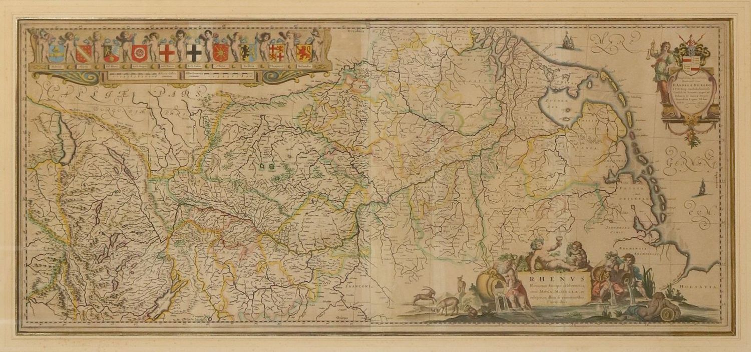 Große Abbildung Nr.1: 145-4660 Rheinlauf.: (Künstlergraphik)