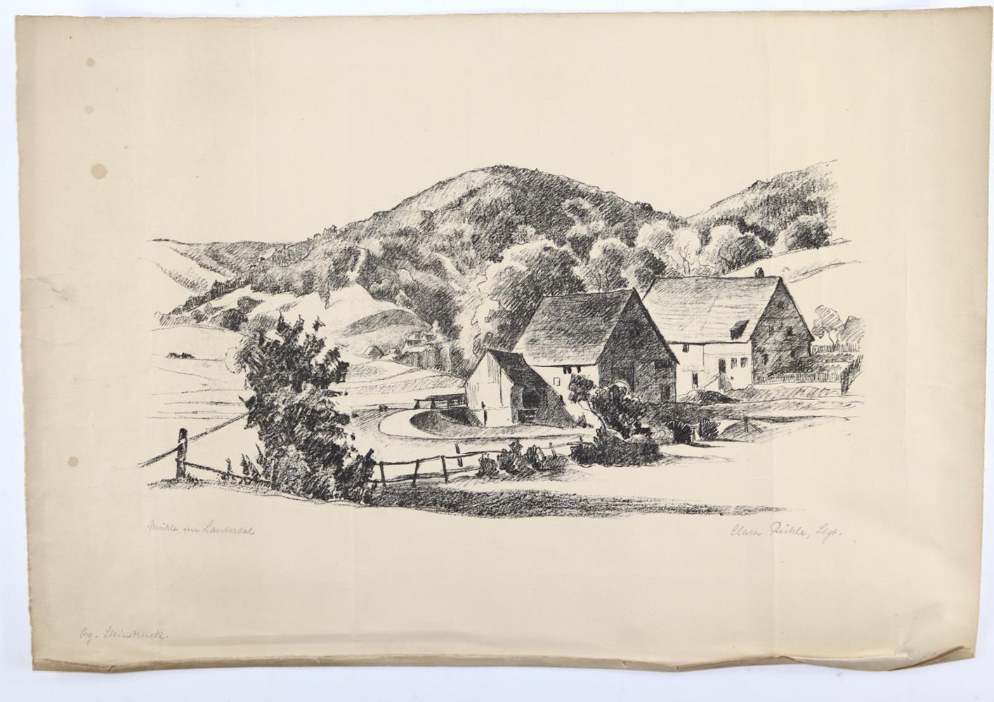 Große Abbildung Nr.2: 145-4694 Rühle, Clara: (Künstlergraphik)