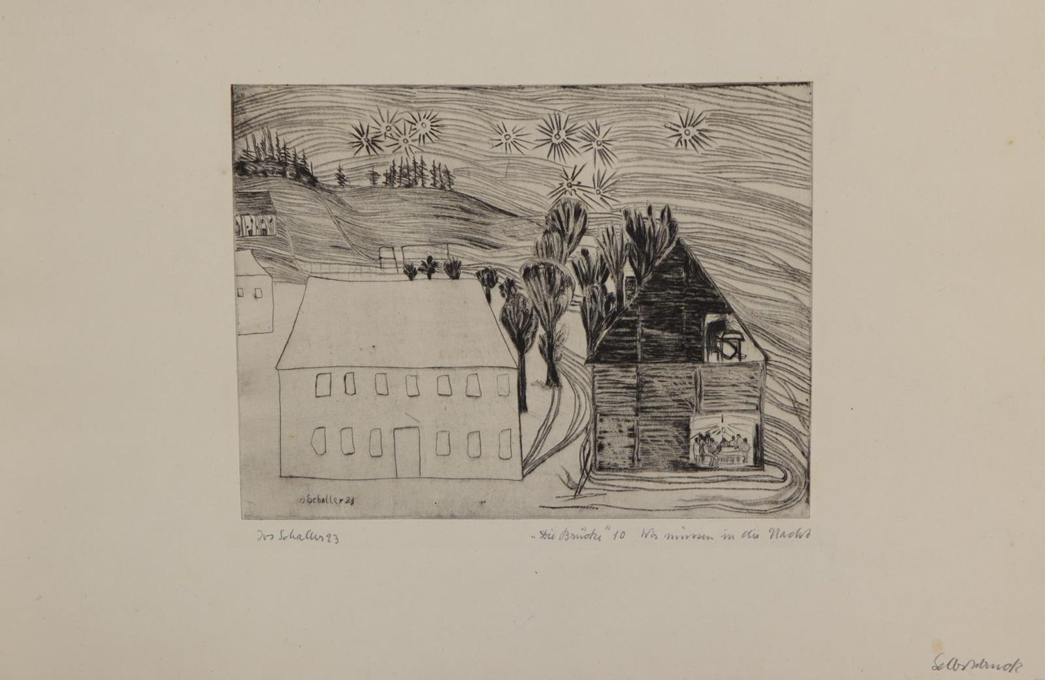 Große Abbildung Nr.1: 145-4739 Schaller, Josephine: (Künstlergraphik)