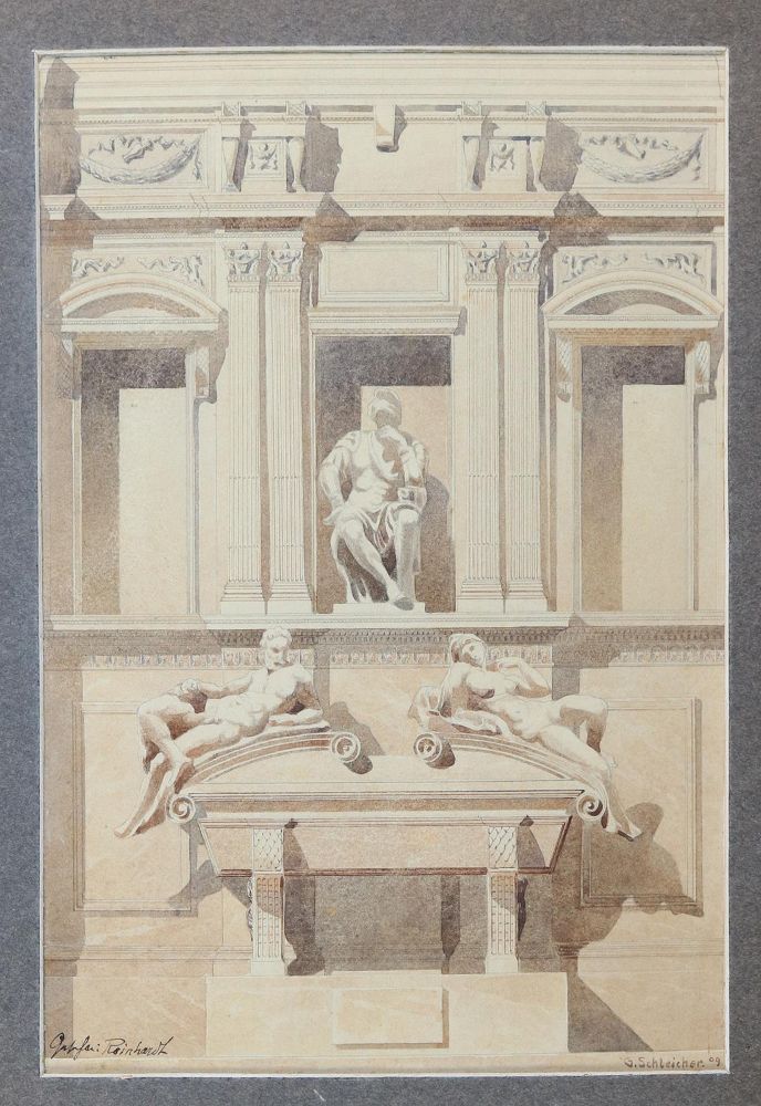 Große Abbildung Nr.1: 145-4753 Schleicher, Gustav: (Künstlergraphik)
