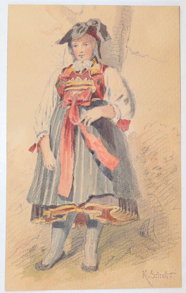 Große Abbildung Nr.2: 145-4771 Schott, Karl Albert von: (Künstlergraphik)
