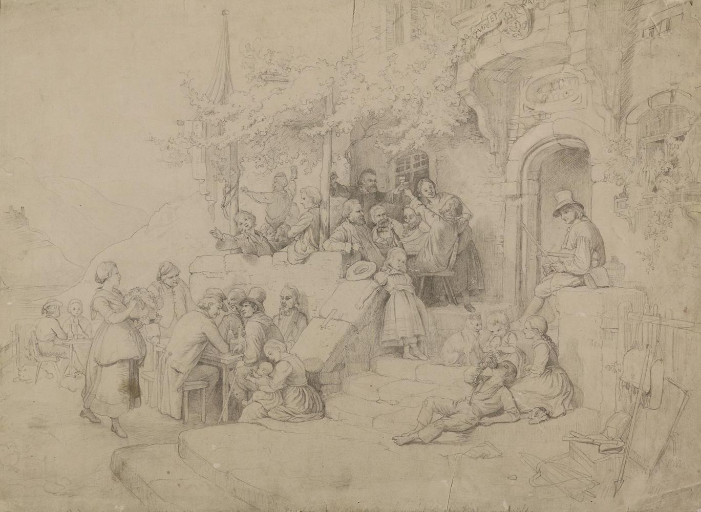 Große Abbildung Nr.1: 145-4778 Schüz, Theodor Christoph: (Künstlergraphik)