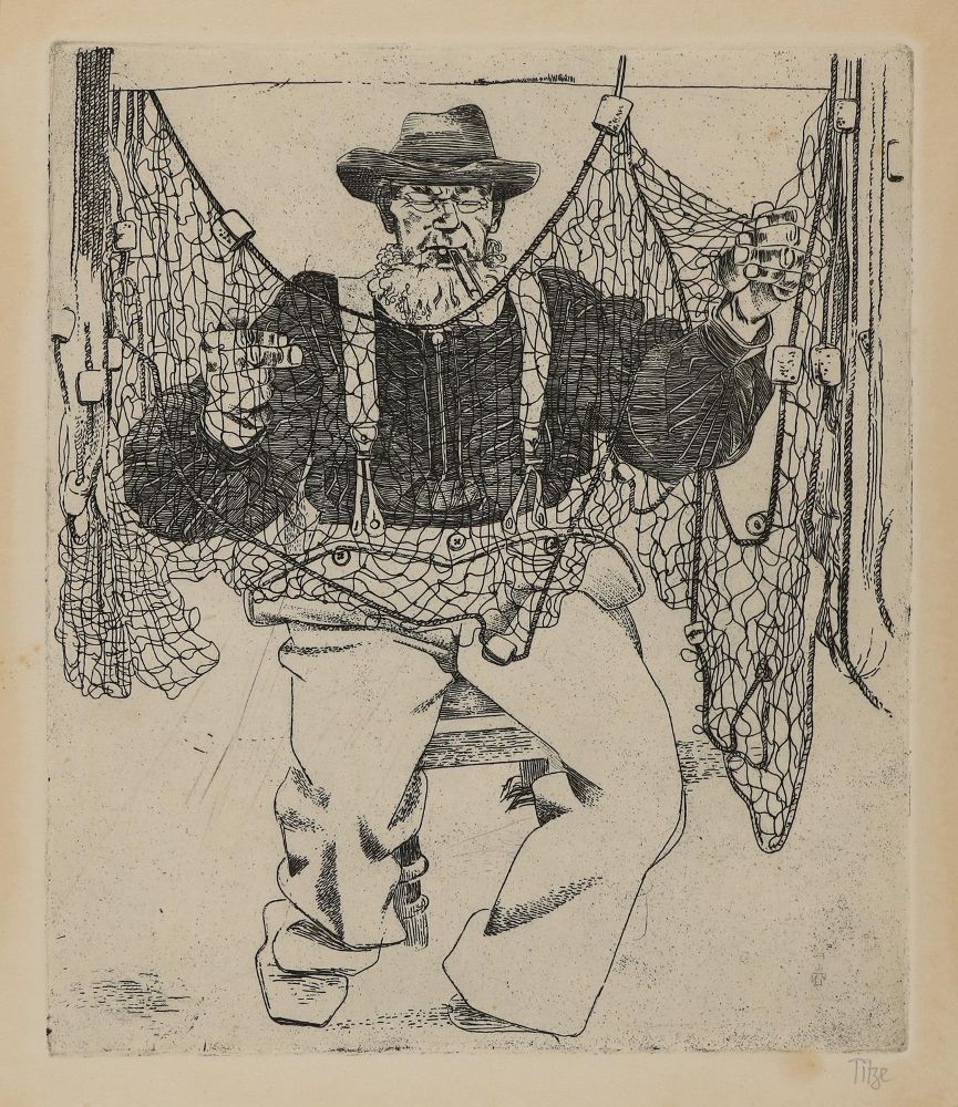 Große Abbildung Nr.1: 145-4876 Titze, Willi: (Künstlergraphik)