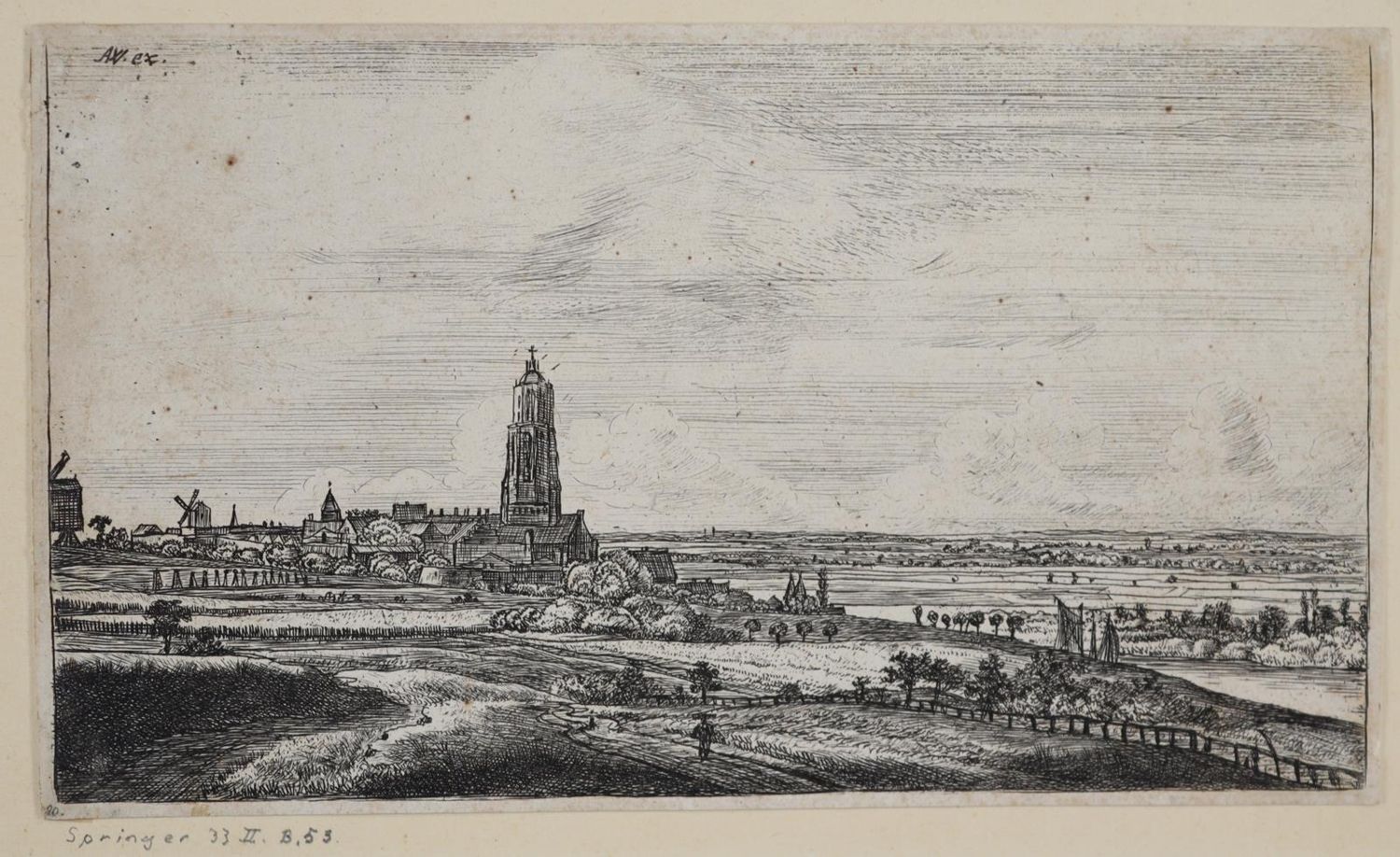 Große Abbildung Nr.2: 145-4956 Waterloo, Anthonie: (Künstlergraphik)