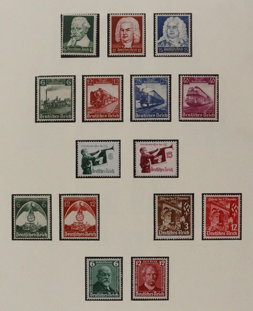 Große Abbildung Nr.5: 145-497 Briefmarken.: (Philatelie)