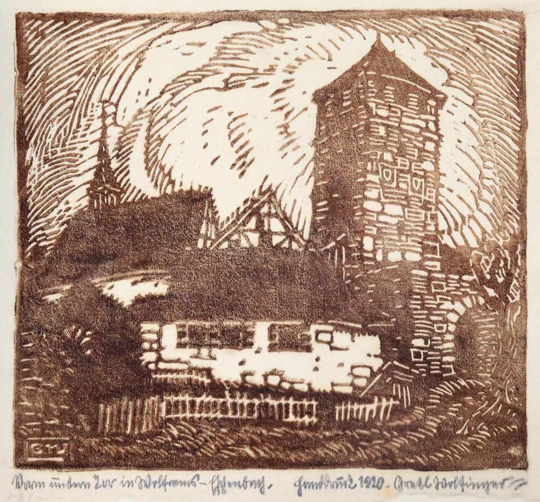 Große Abbildung Nr.4: 145-4986 Wolfinger, Gerd.: (Künstlergraphik)
