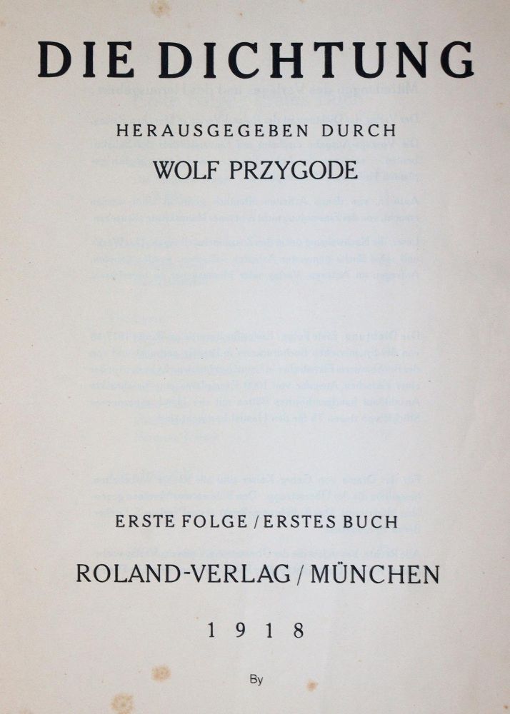 Große Abbildung Nr.1: 145-528 Przygoda,W. (Hrsg.).: (Zeitschriften und Zeitungen)