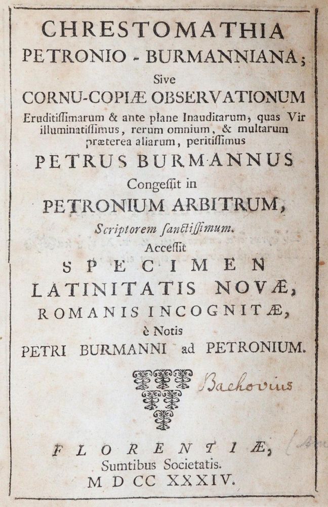 Große Abbildung Nr.1: 145-55 Burmann,P.: (Old and rare books, manuscripts)