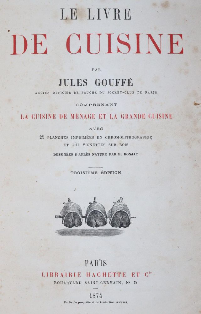 Große Abbildung Nr.3: 145-564 Gouffe,J.: (Küche und Haushalt, Kochbücher)