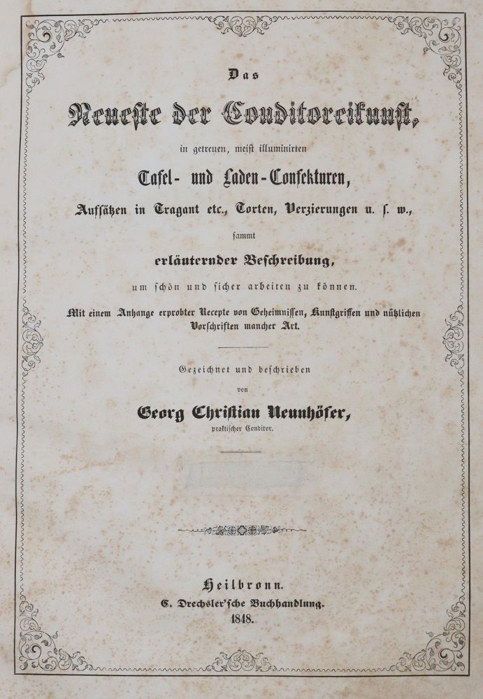 Große Abbildung Nr.8: 145-586 Neunhöfer,G.C.: (Küche und Haushalt, Konditorei)