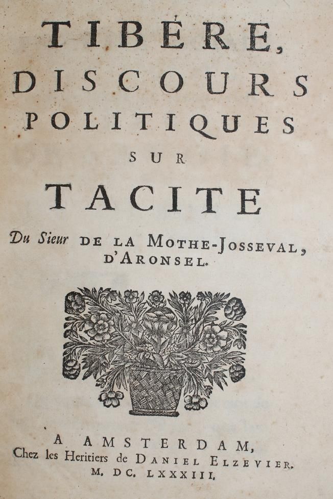 Große Abbildung Nr.1: 145-6 (Amelot de la Houssaie,A.N.).: (Old and rare books, manuscripts)