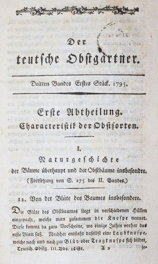 Große Abbildung Nr.3: 145-604 Sickler,J.W.: (Land- und Forstwirtschaft, Obstbau)