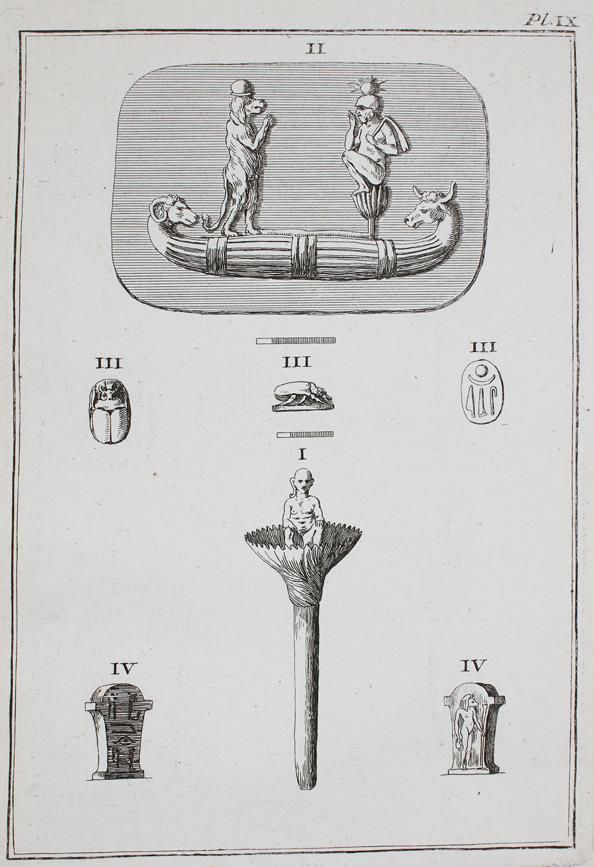 (Caylus,A.C.P.). – Recueil d'antiquits egyptiennes, etrusques, grcques et romaines