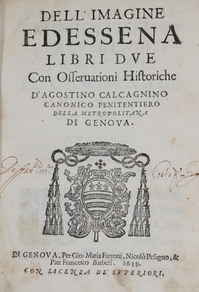 Große Abbildung Nr.1: 145-62 Calcagnino,A.: (Alte Drucke, Handschriften und Theologie)
